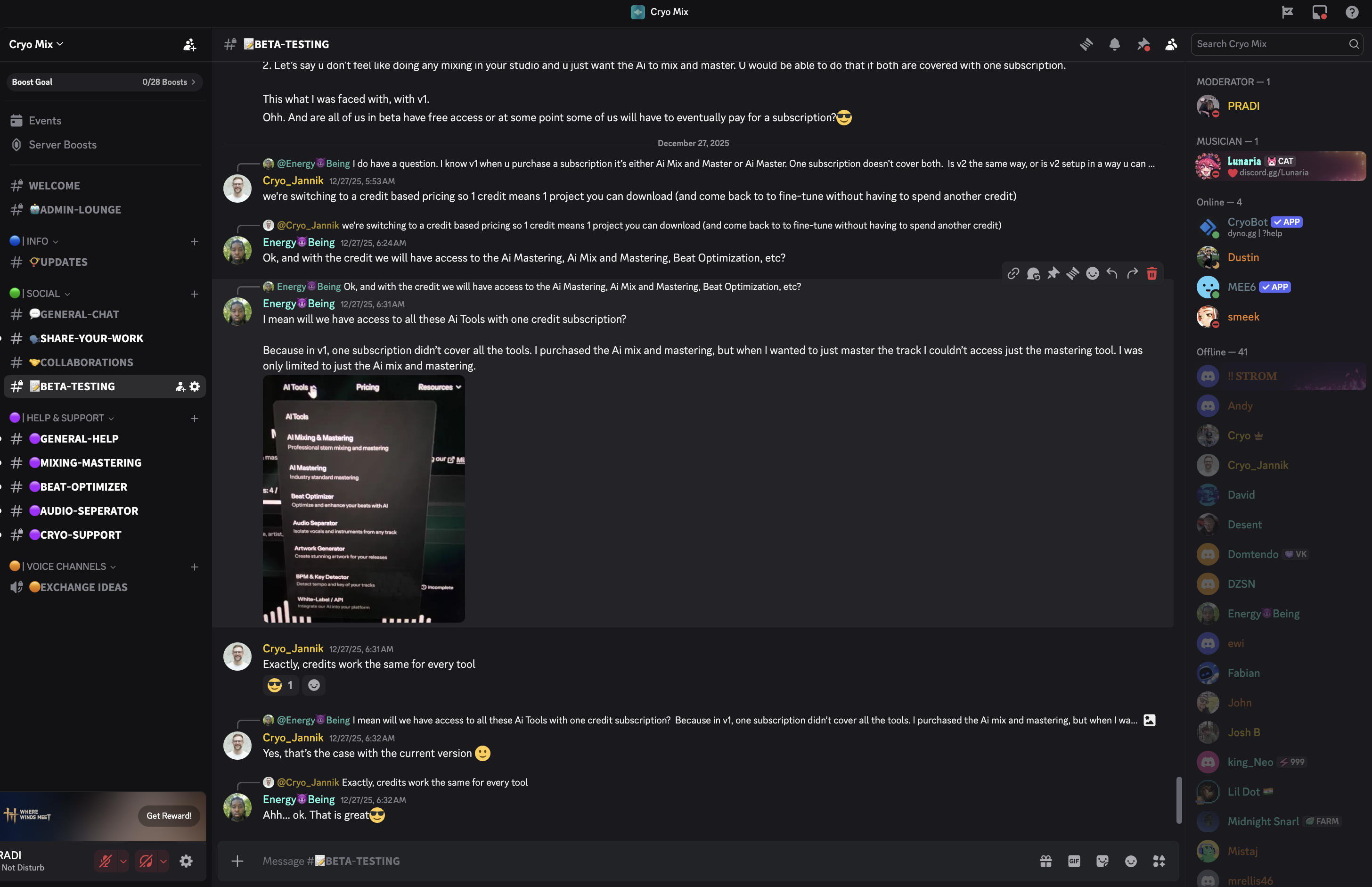 Discord Beta Community